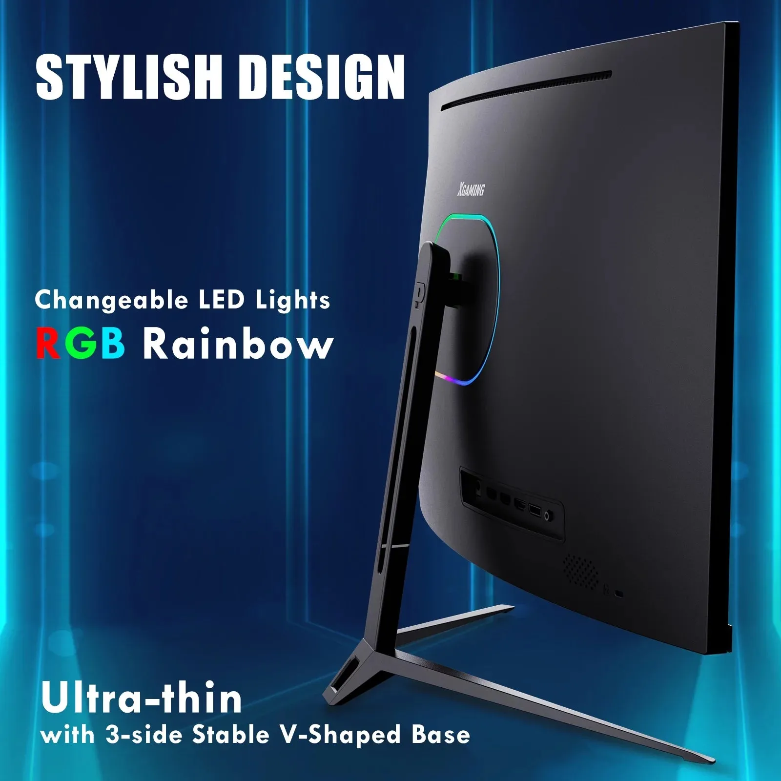 27Inch 165Hz Curved Gaming Monitor, 1440P 144Hz