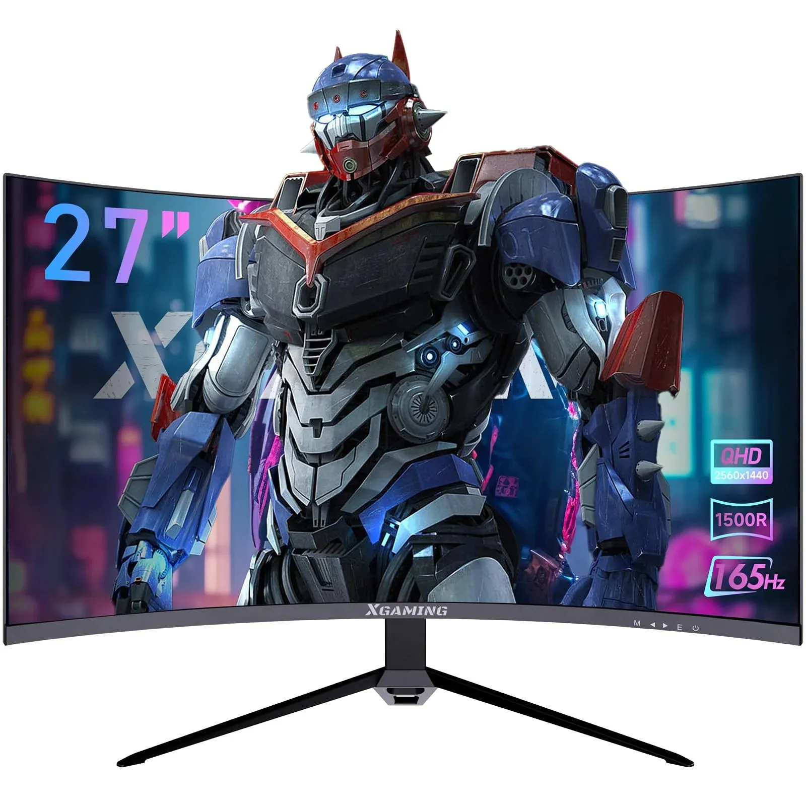 27Inch 165Hz Curved Gaming Monitor, 1440P 144Hz