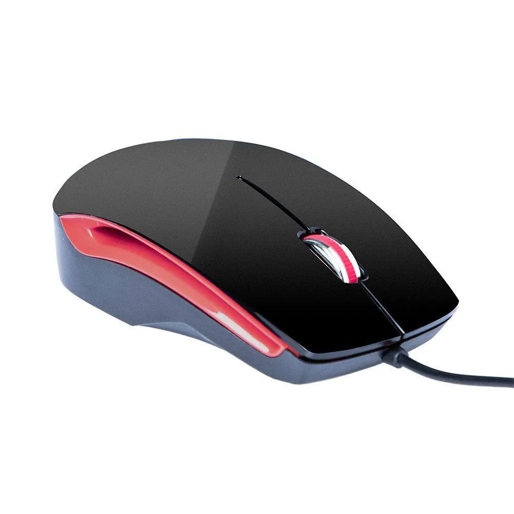 2B MO16R Wired Mouse 1200Dpi - Red