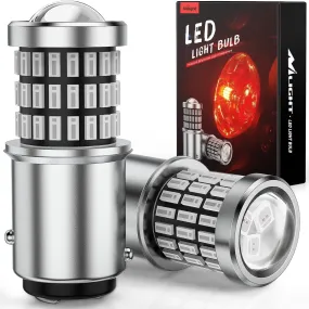 57LED 1157 Red 2057 2357 BAY15D 7528 LED Bulb (Pair)