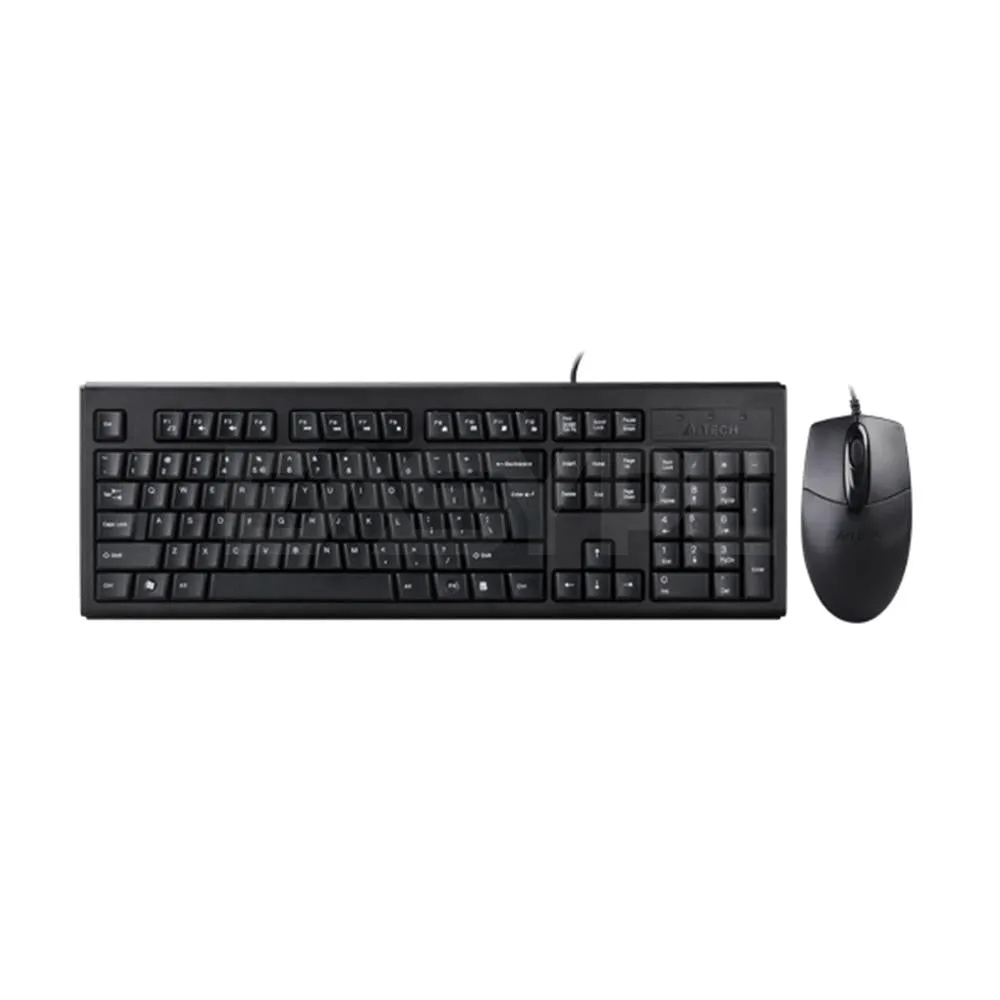 A4Tech KRS-8572 Usb Keyboard and Mouse Black