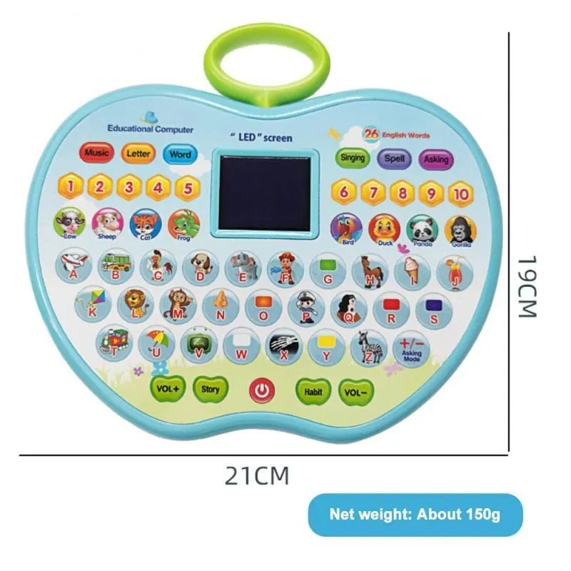 Apple Shape Educational Tablet | Early Educational Learning Machine