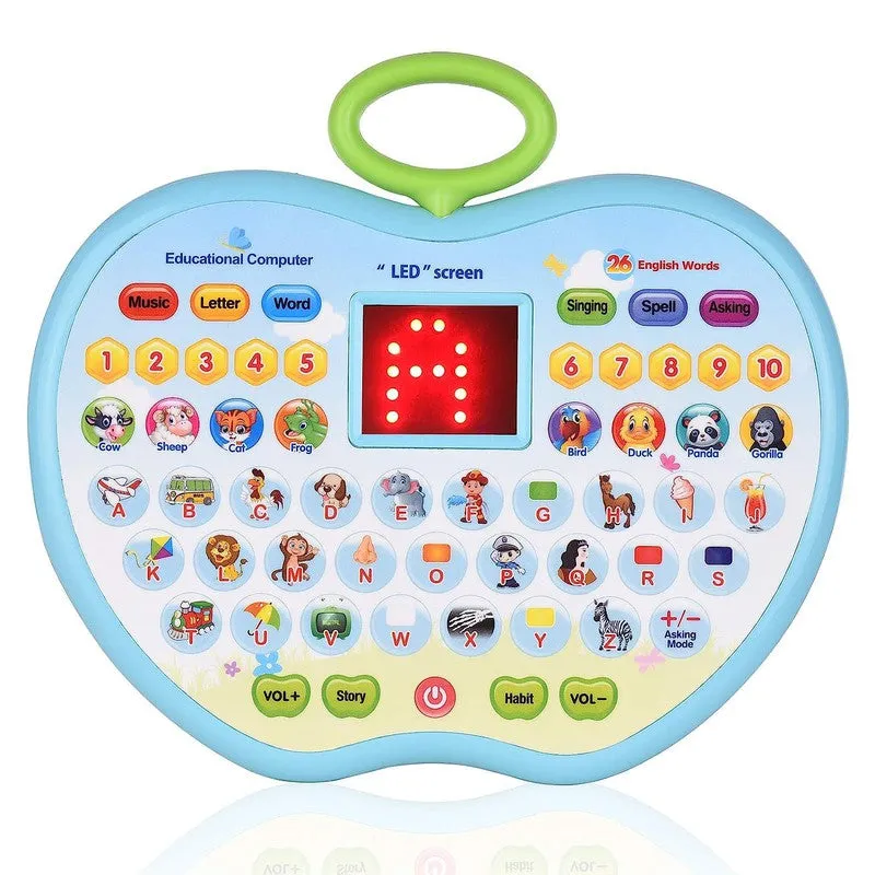 Apple Shape Educational Tablet | Early Educational Learning Machine