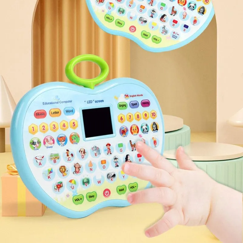 Apple Shape Educational Tablet | Early Educational Learning Machine