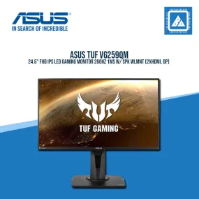 ASUS TUF VG259QM 24.5" FHD IPS LED GAMING MONITOR 280HZ 1MS W/ SPK WLMNT (2XHDMI, DP)