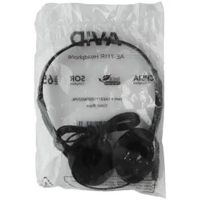 AVID (AE-711R) Wired 3.5mm On-Ear Headphones - Black