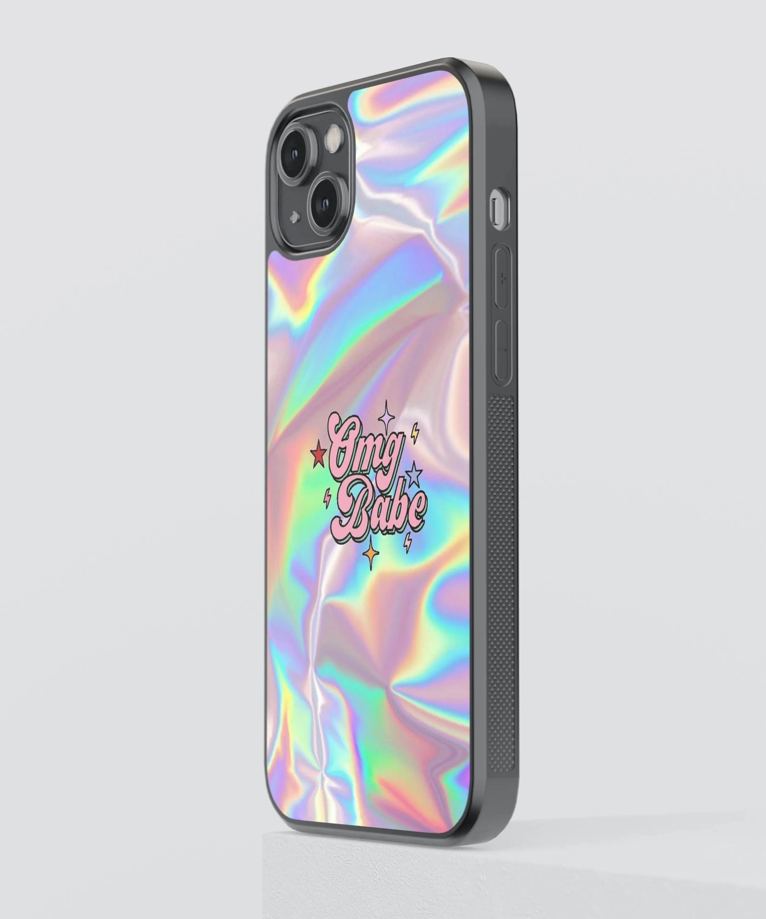 Babe Pattern Glass Phone Case Cover