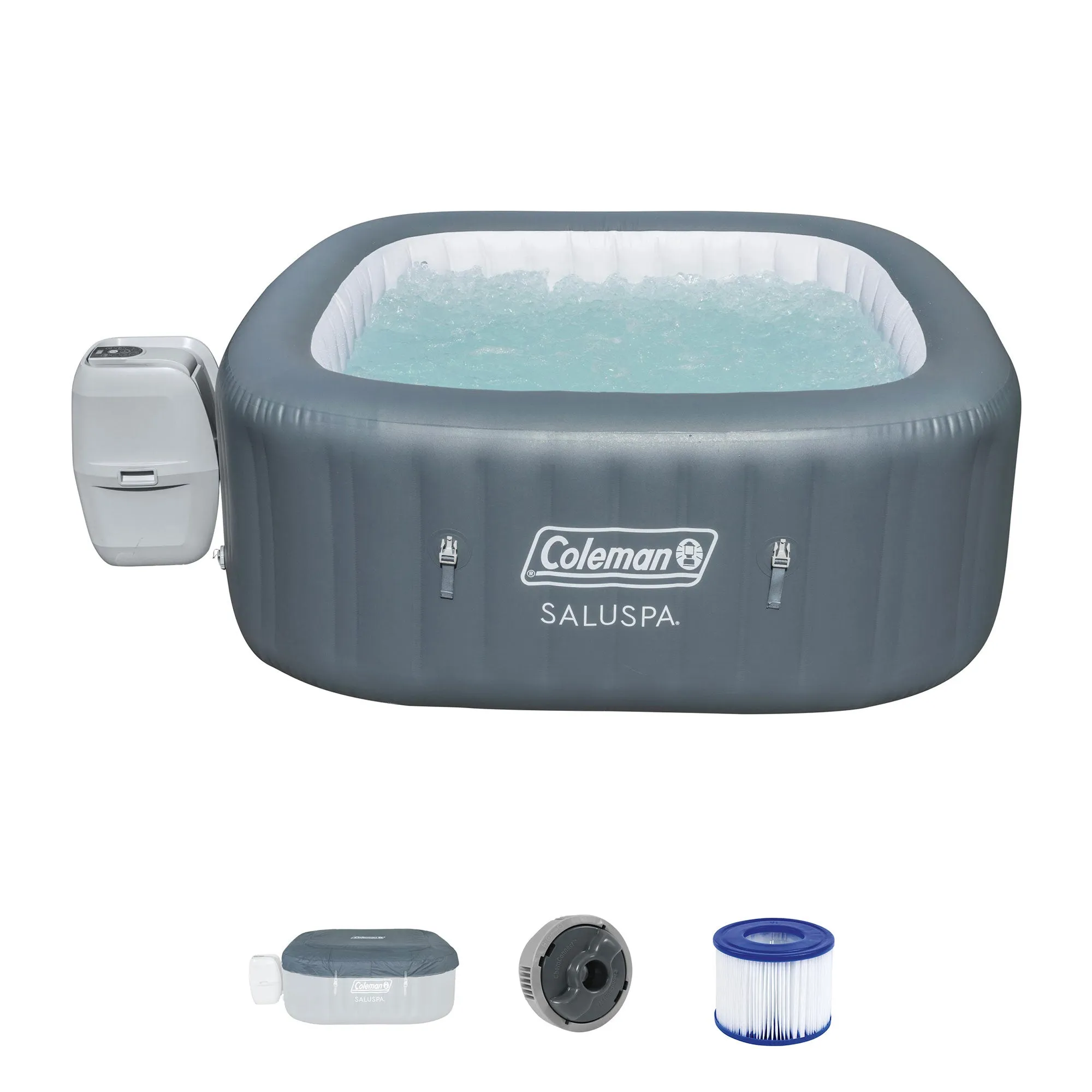 Bestway Coleman Hawaii Hot Tub   2 Bestway Spa Seat   Bestway Headrest Pillow