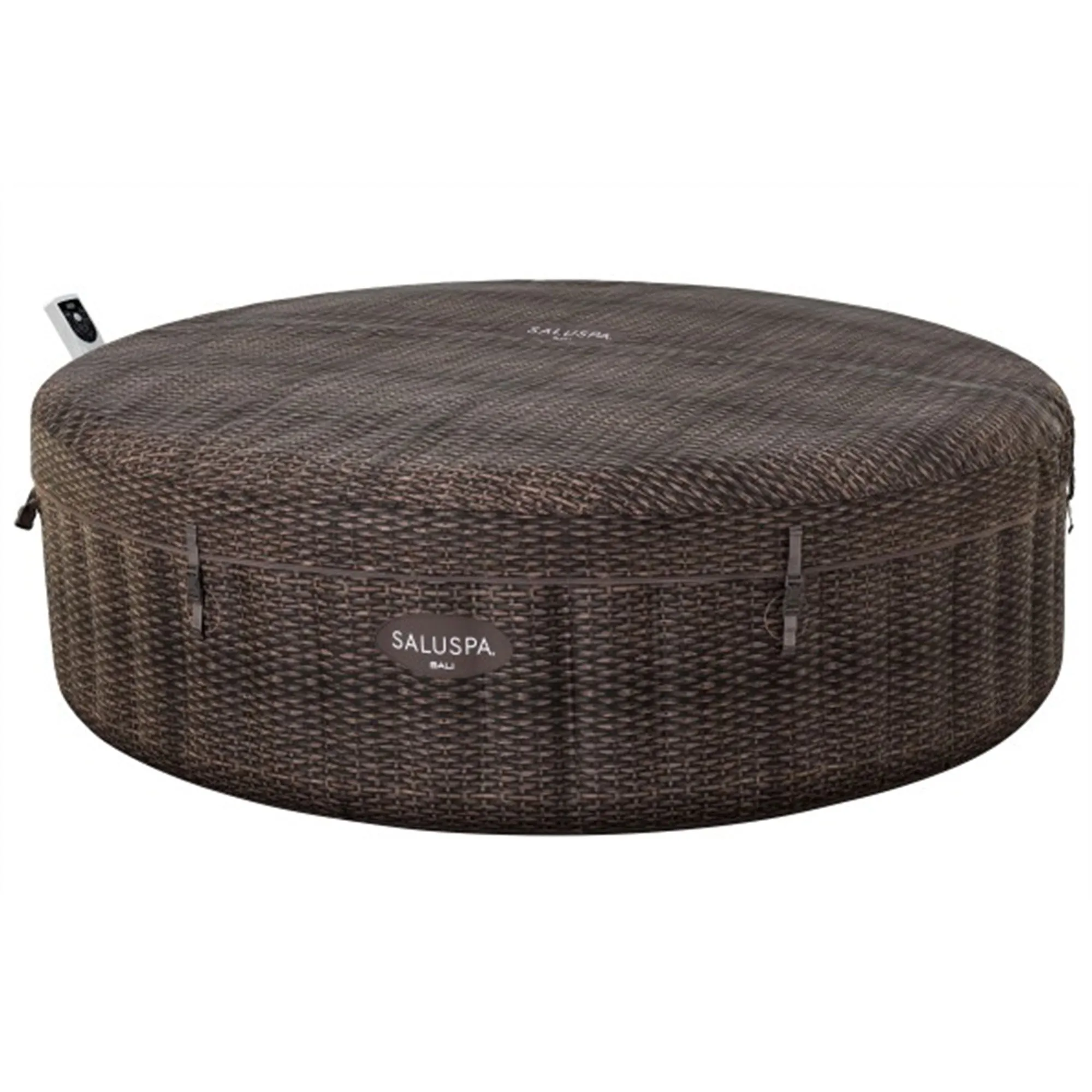Bestway SaluSpa Bali Smart AirJet Inflatable Hot Tub w/ EnergySense Cover, Brown