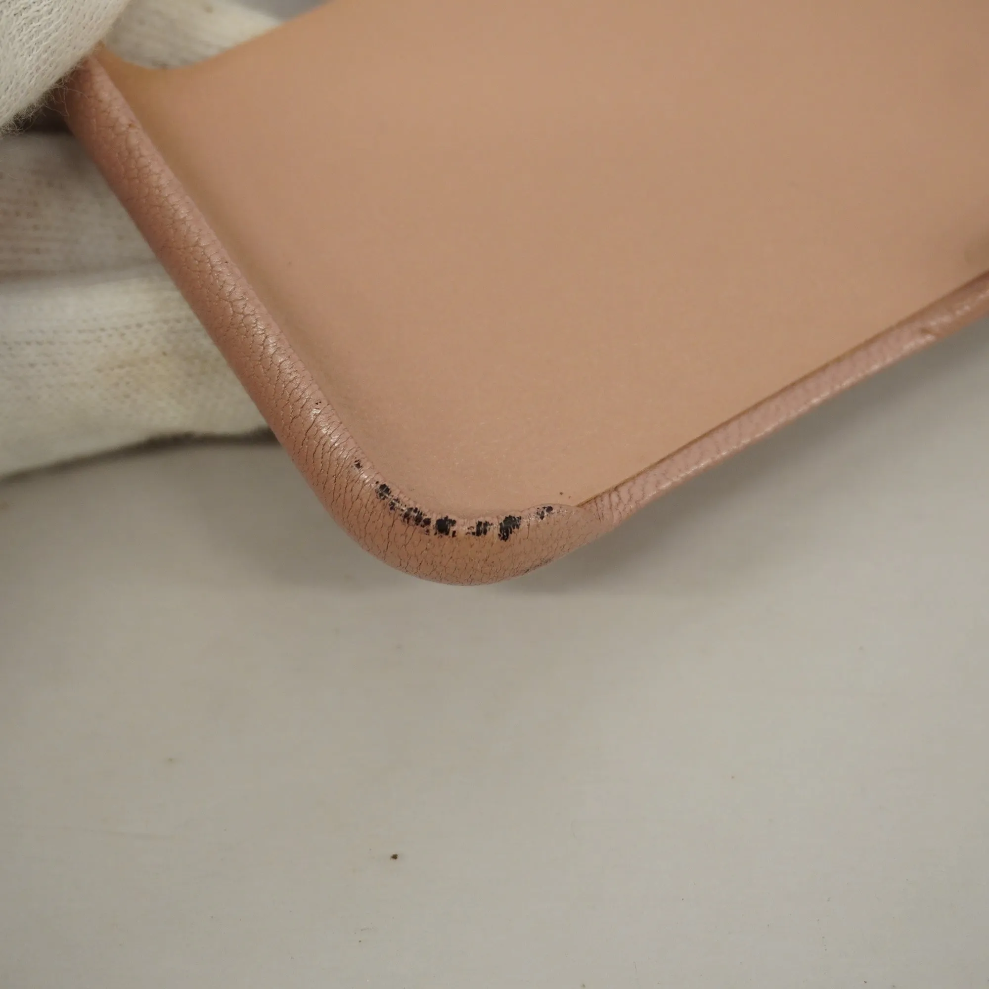 CHANEL   Women's Bag Accessory Smartphone case Camellia pink beige