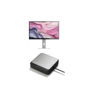 CLARITY 27” UHD 4K Monitor   Dual 4K Universal Docking Station – DisplayPort Edition