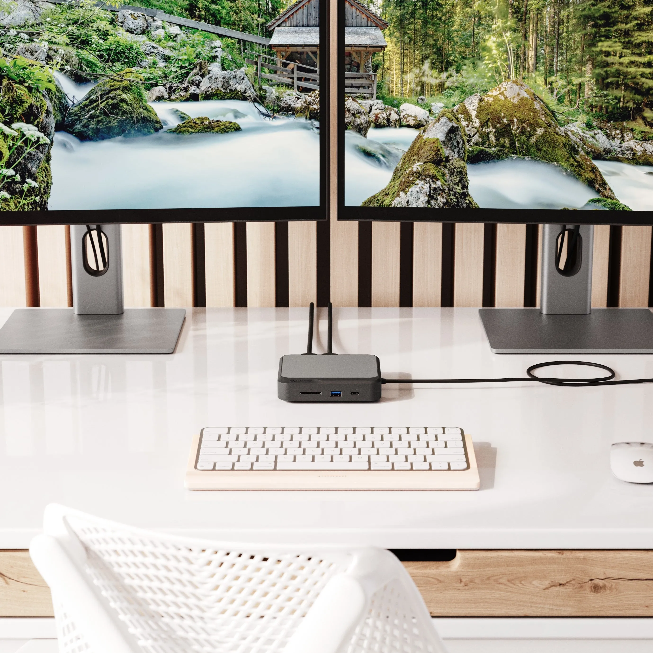 CLARITY 27” UHD 4K Monitor   Dual 4K Universal Docking Station – HDMI Edition