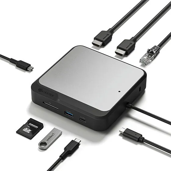CLARITY 27” UHD 4K Monitor   Dual 4K Universal Docking Station – HDMI Edition