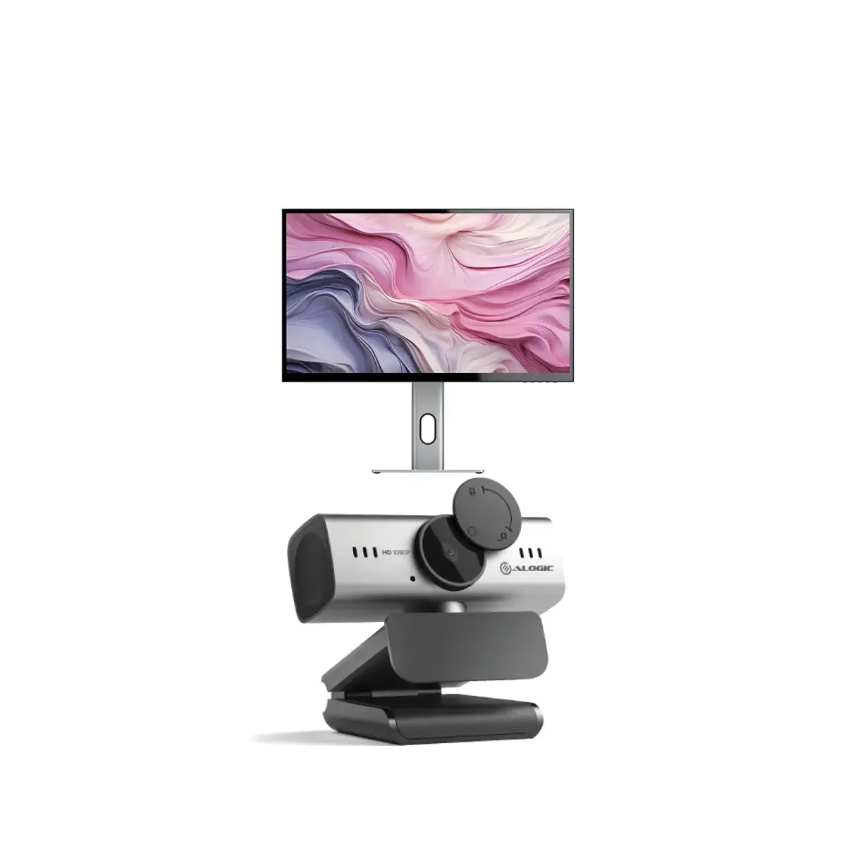 CLARITY 27” UHD 4K Monitor   Iris Webcam A09