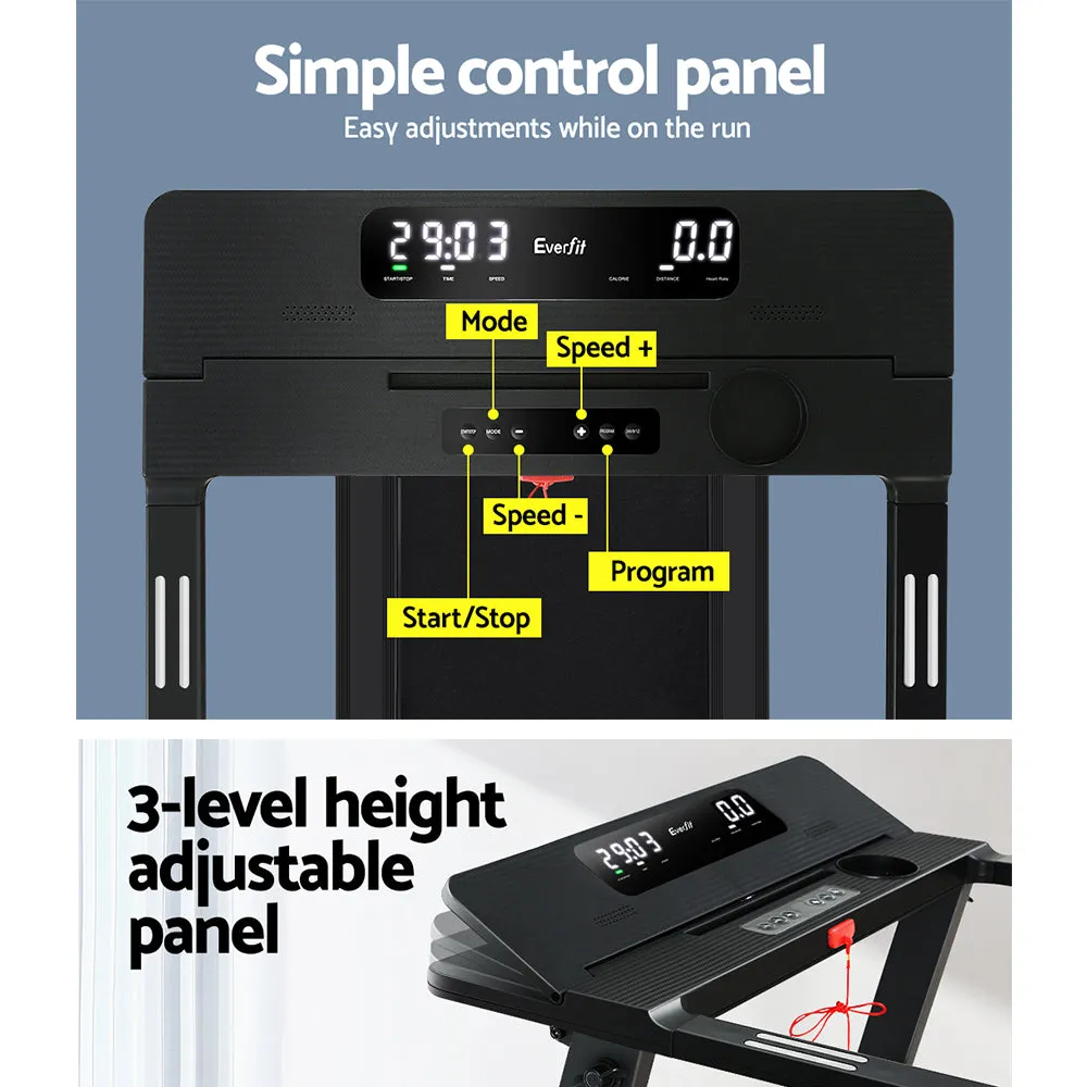 Compact Foldable Treadmill w/ LCD Display & 12 Programs Everfit