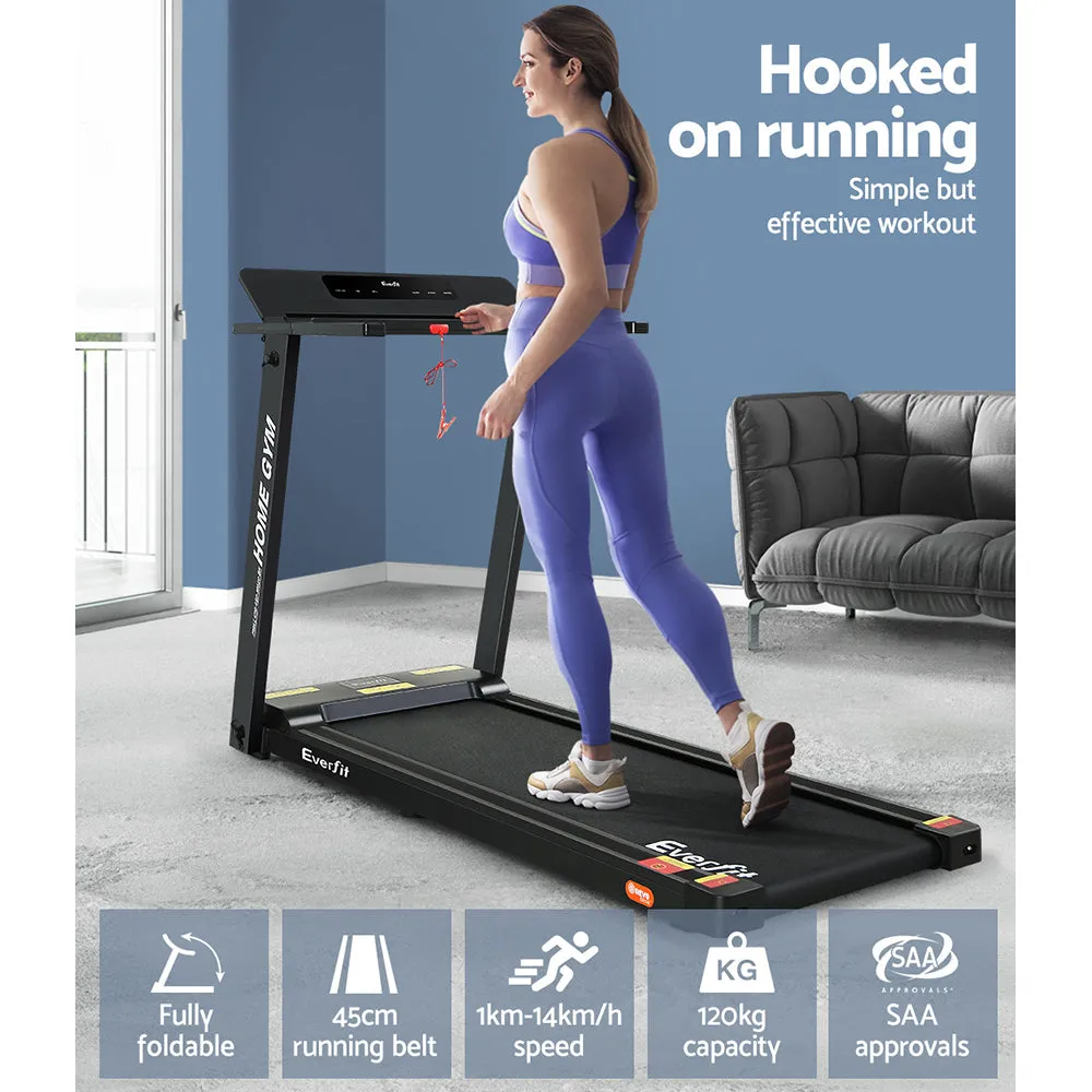 Compact Foldable Treadmill w/ LCD Display & 12 Programs Everfit