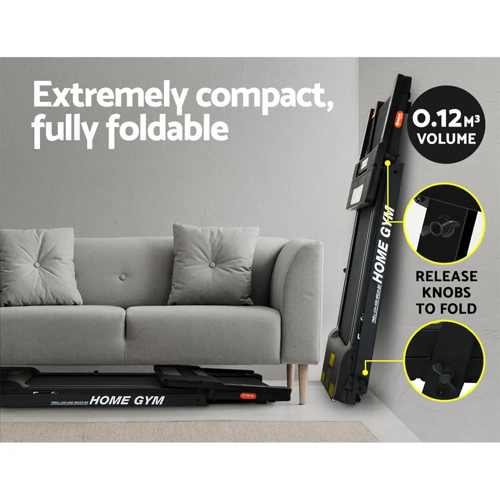 Compact Foldable Treadmill w/ LCD Display & 12 Programs Everfit