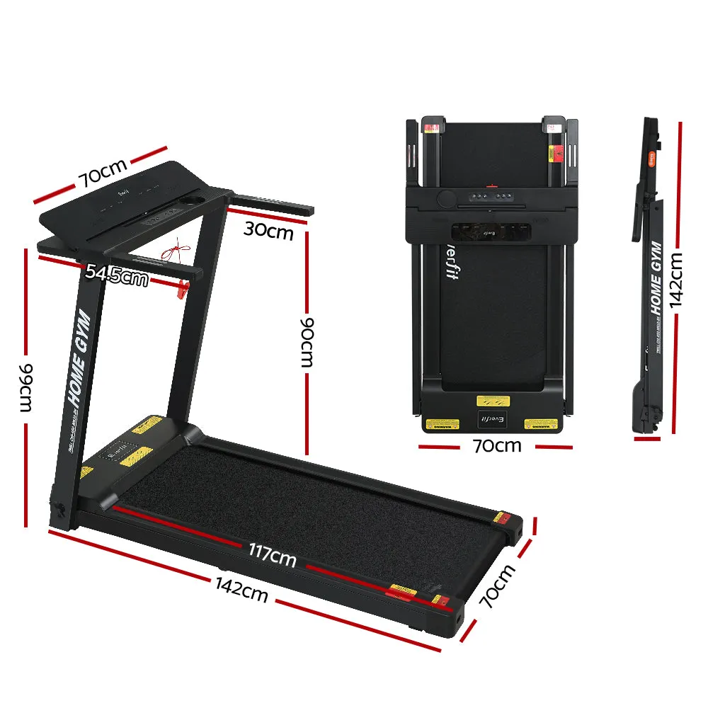 Compact Foldable Treadmill w/ LCD Display & 12 Programs Everfit