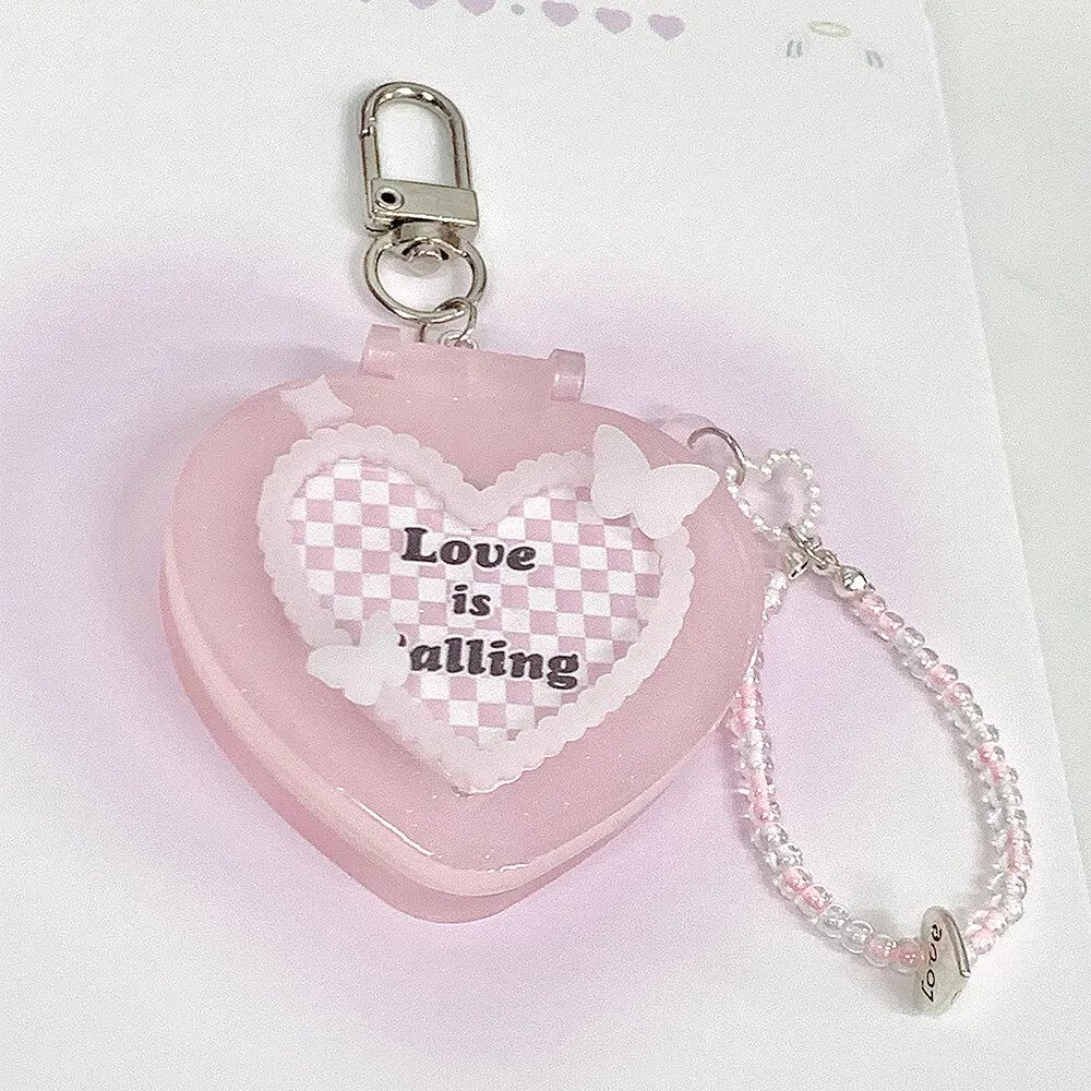 Custom Photos Pink Flip Phone Charm keychain
