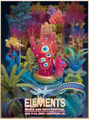 Elements x Android Jones 2024 Official Poster (18 x 24)