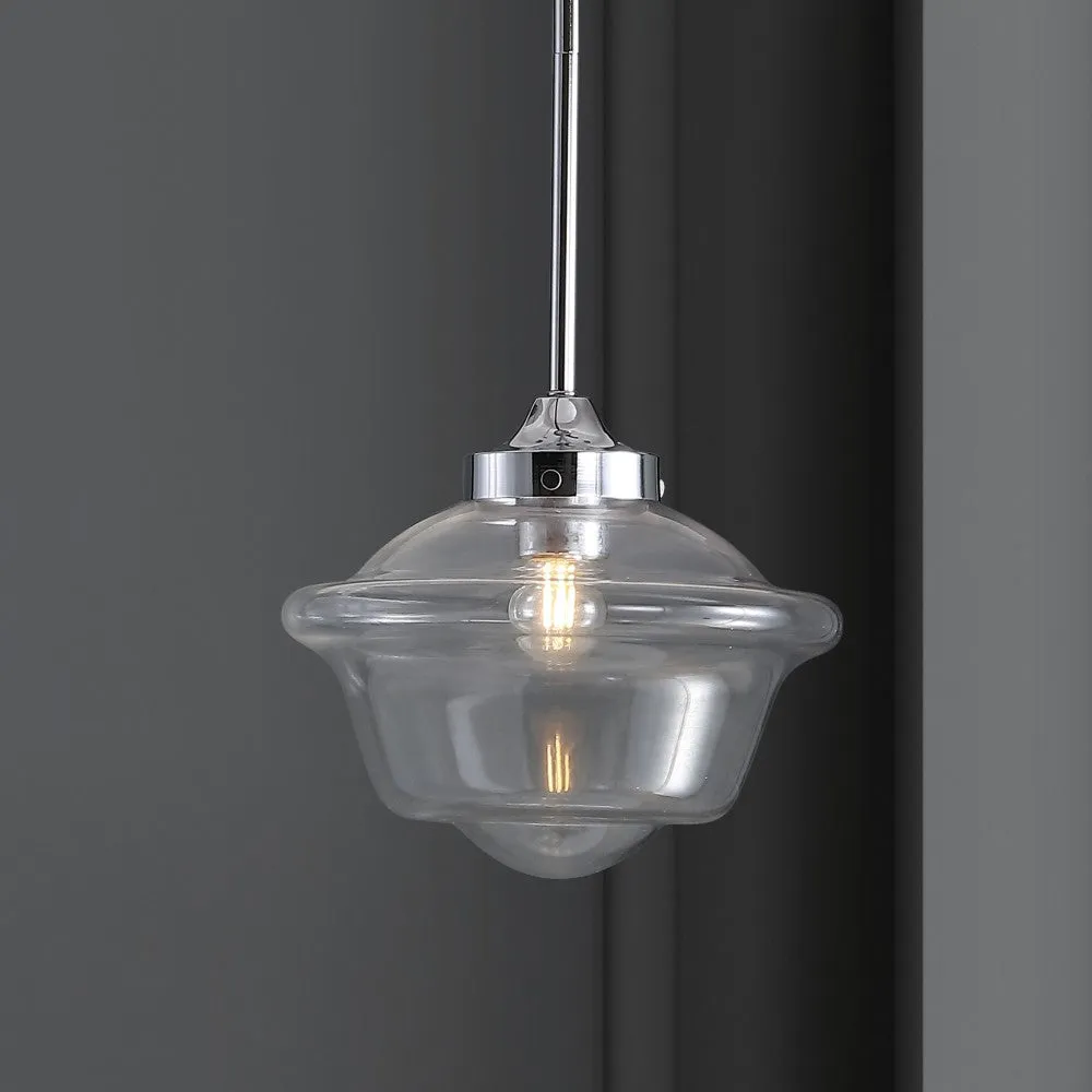 Elk Adjustable Drop Metal/Glass LED Pendant