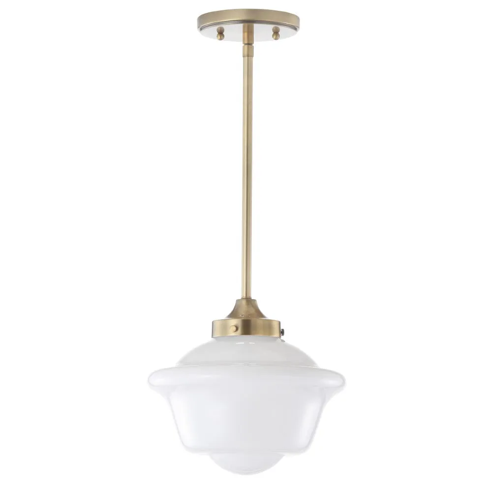 Elk Adjustable Drop Metal/Glass LED Pendant