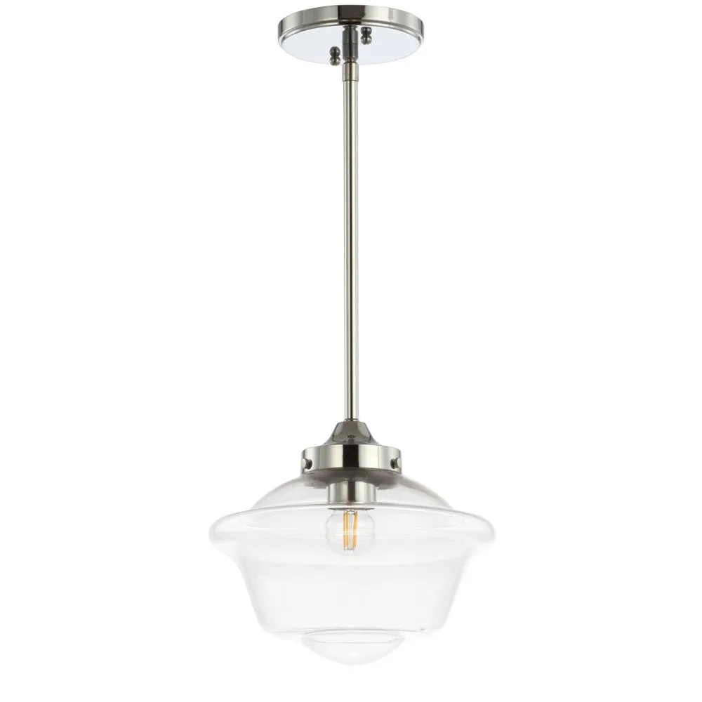 Elk Adjustable Drop Metal/Glass LED Pendant