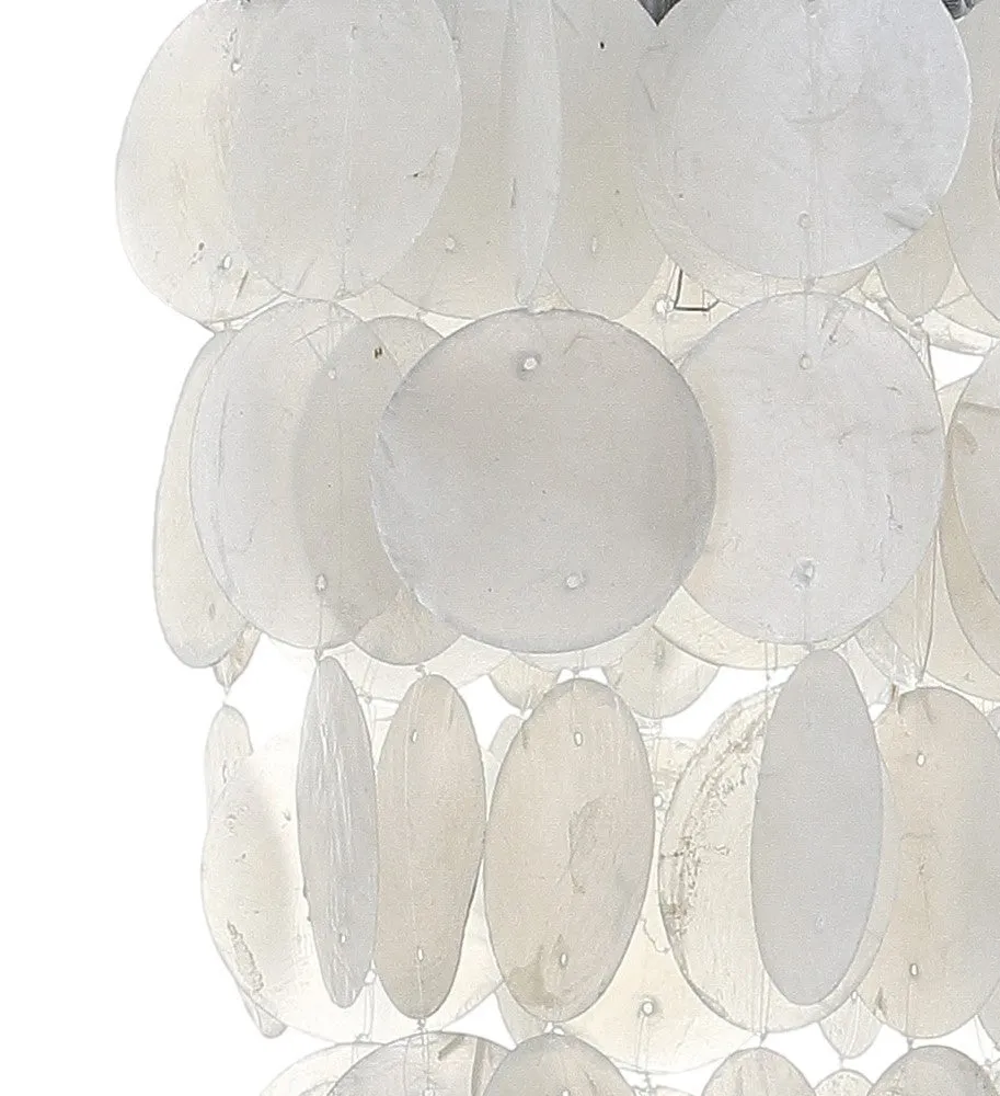 Ember 7" Seashell LED Chandelier Pendant