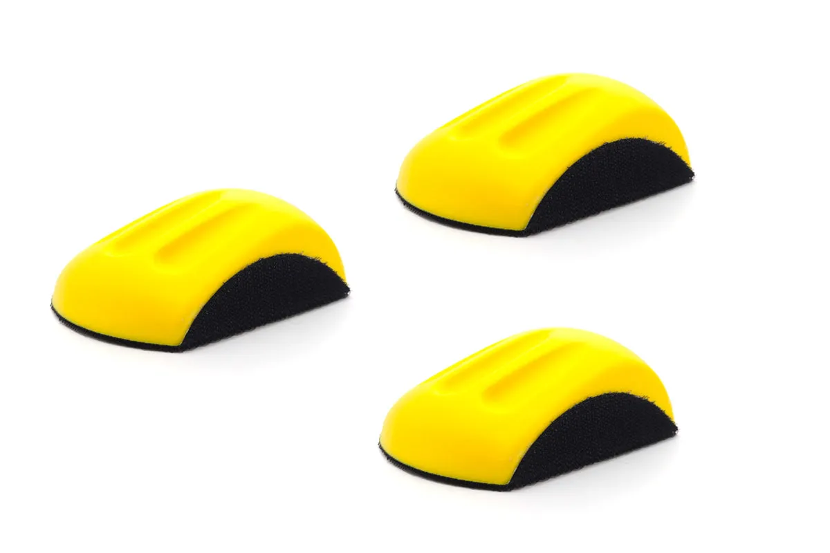 Ergonomic "Mouse" Hand Sanding Block for 5” Hook and Loop Discs