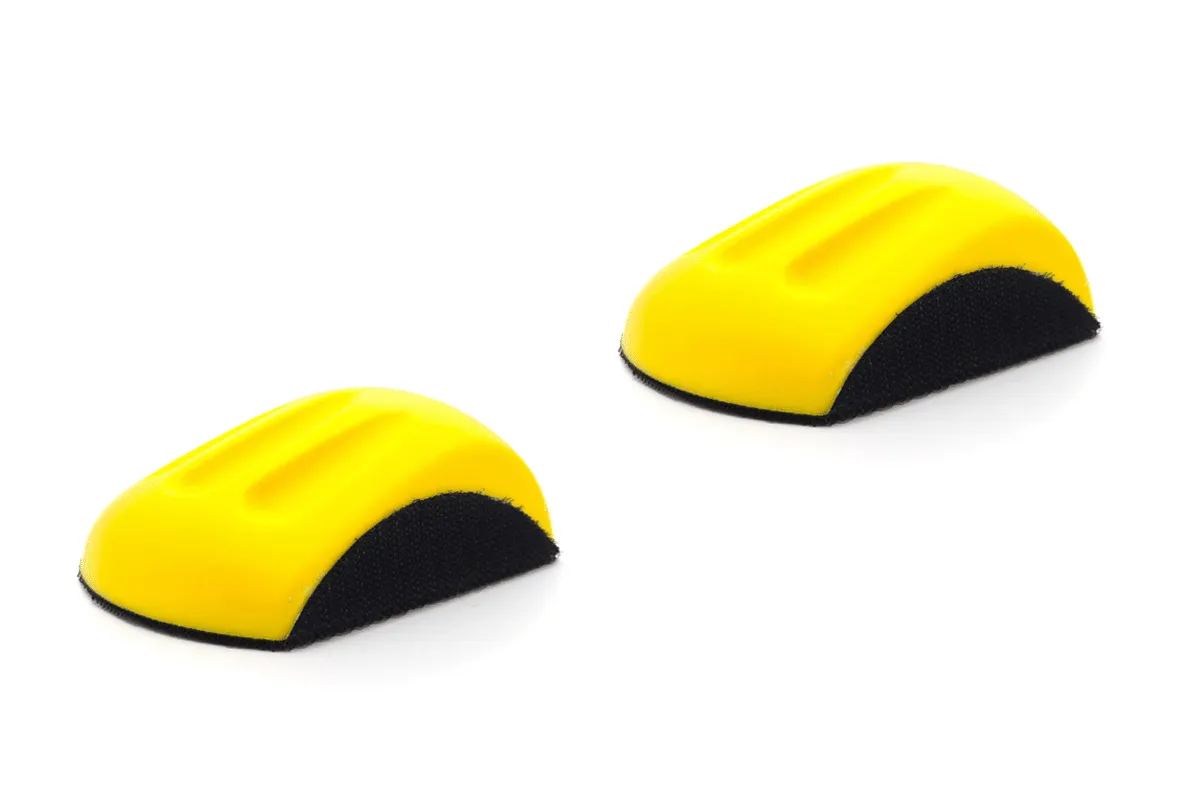 Ergonomic "Mouse" Hand Sanding Block for 5” Hook and Loop Discs
