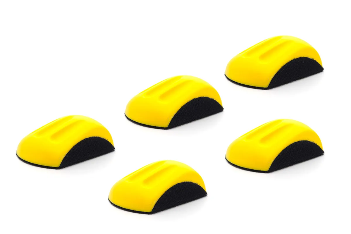 Ergonomic "Mouse" Hand Sanding Block for 5” Hook and Loop Discs