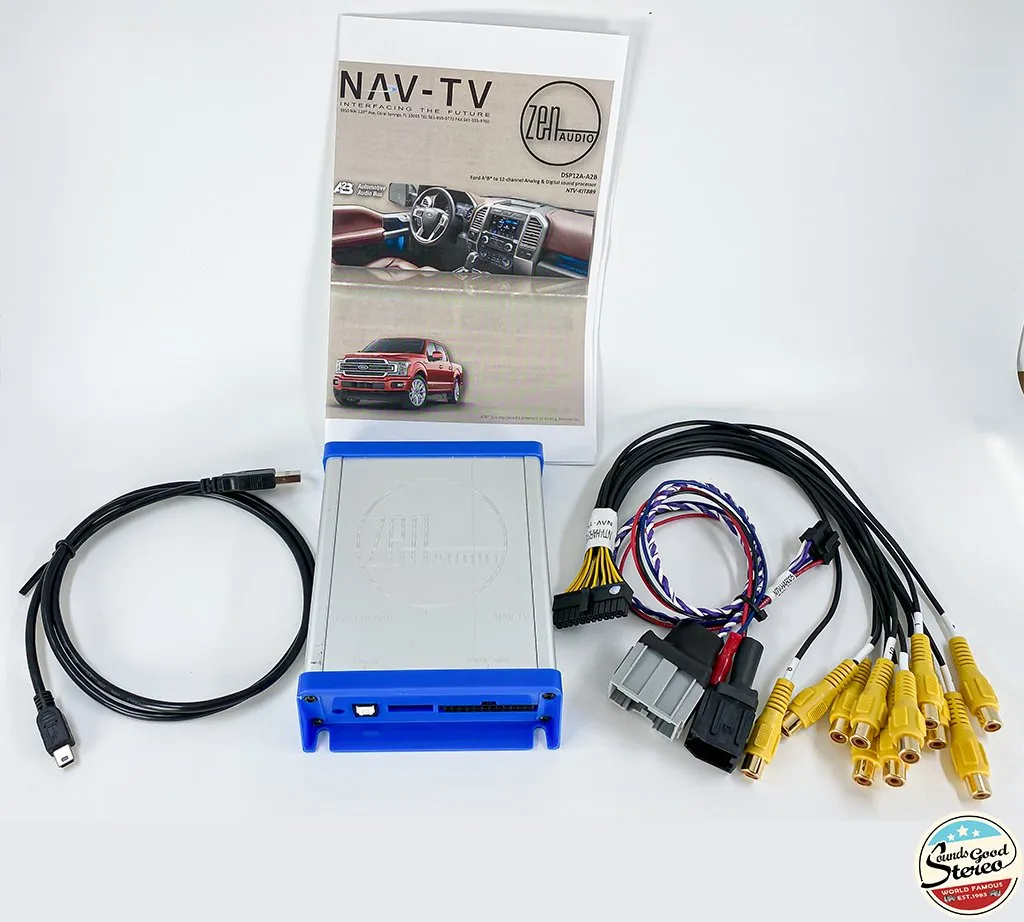 Factory B&O Including Unleashed Factory Stereo Interface for Complete Upgrades - Nav-TV ZEN-A2B - NTV-KIT889