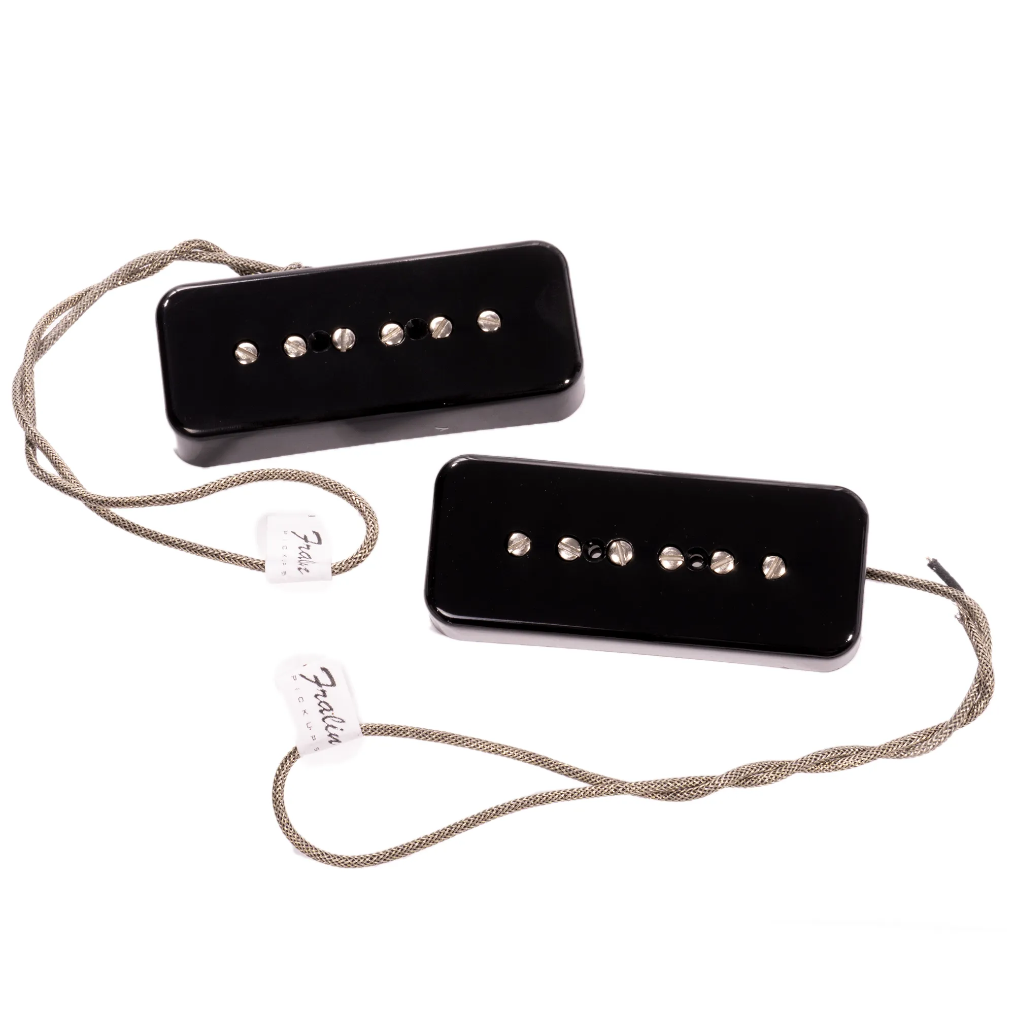 Fralin Hum-Cancelling P-90 Electric Guitar Pickup Set, Standard 50mm Spacing, Soapbar