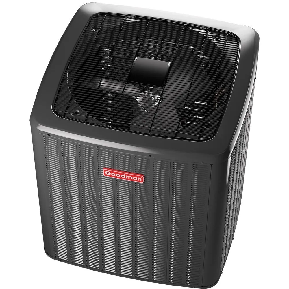 Goodman 2.5 Ton 15.2 SEER2 System: R32 Air Conditioner Condenser model GLXS4BA3010, Vertical coil CAPTA3026C3, Modular Blower MBVB16CP1X00