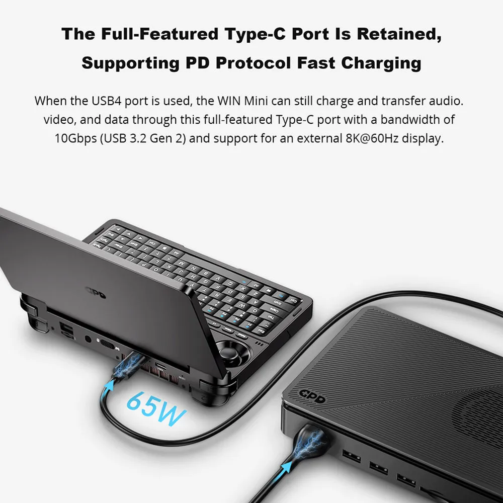 GPD WIN Mini Super Lightweight 7-inch Handheld Gaming PC 2024 New