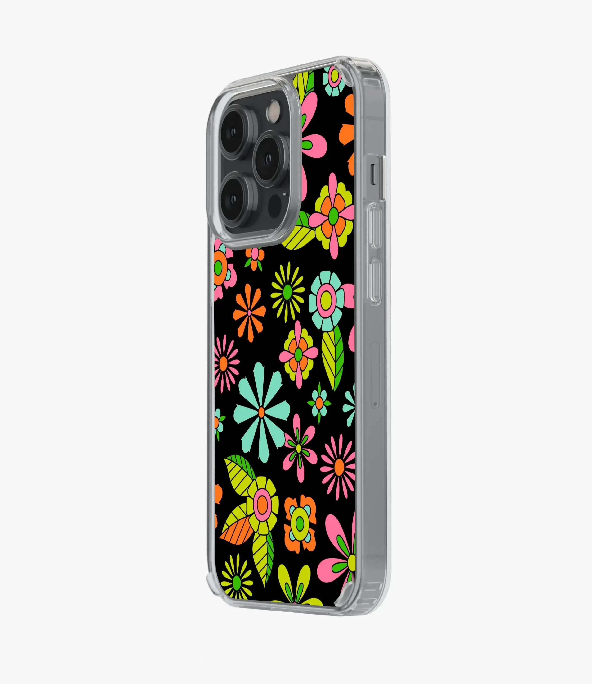 Groovy Hippie Floral Silicone Case