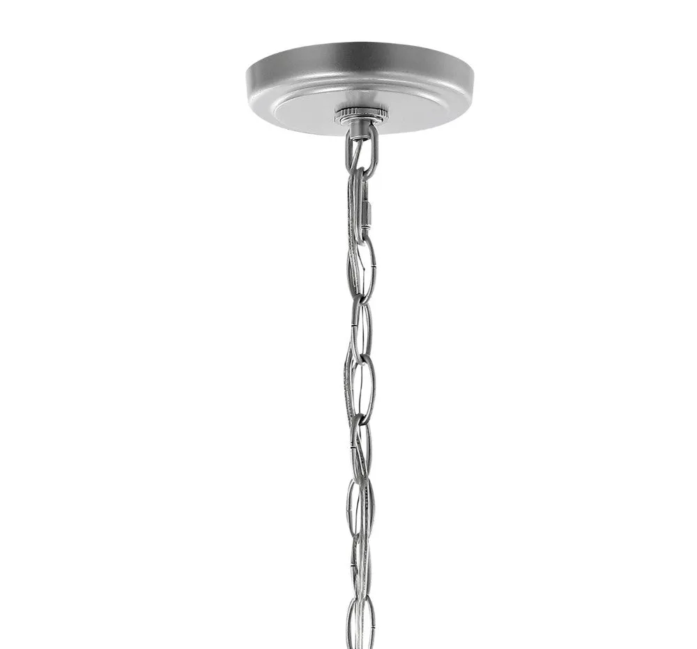Hayes 11" Lantern Metal/Glass LED Pendant