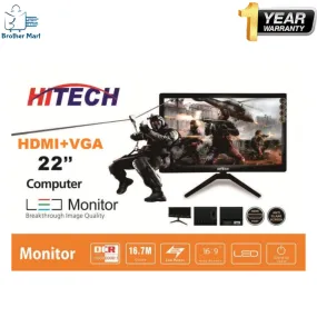 Hitech LED  Monitor 22" Inch