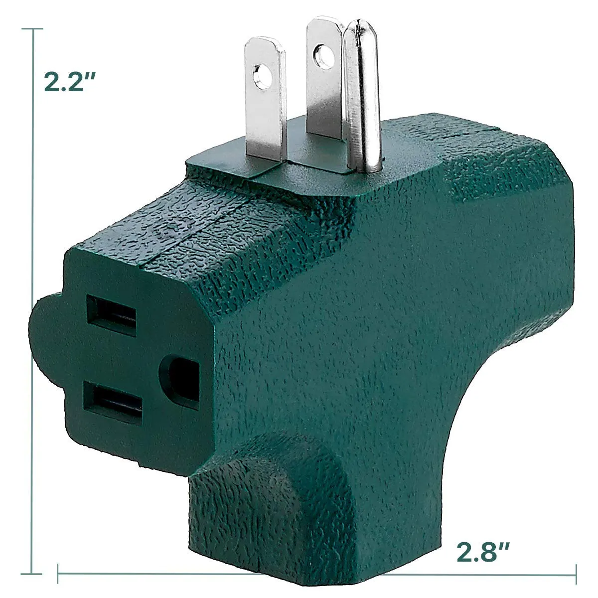 Katzco 3 Way T Straight Shaped with Plug Locations on the left, Right, and Middle