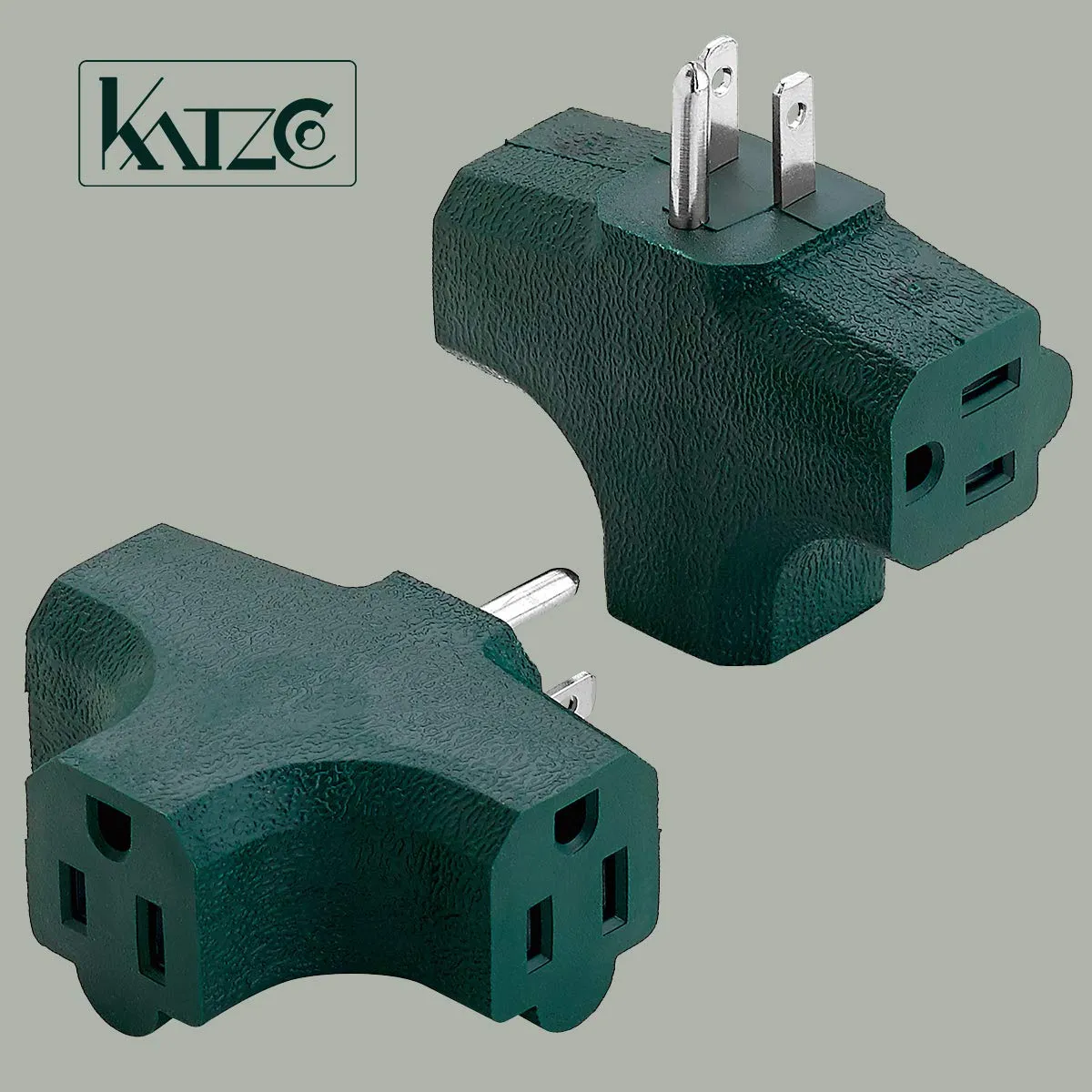 Katzco 3 Way T Straight Shaped with Plug Locations on the left, Right, and Middle