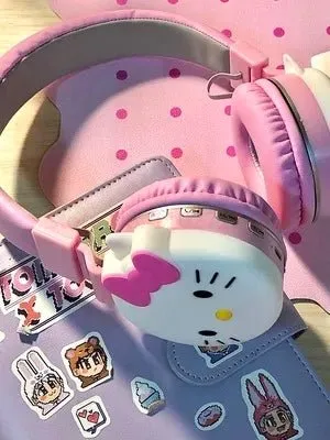 Kawaii Hello Kitty Headphones