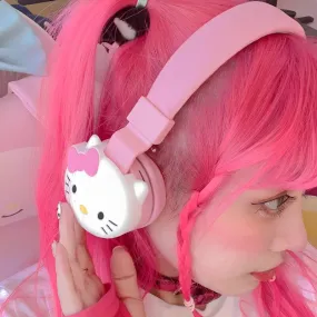 Kawaii Hello Kitty Headphones