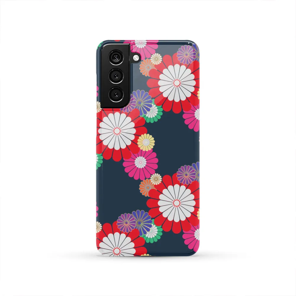 Kiku Floral Pattern Equil Phone Case