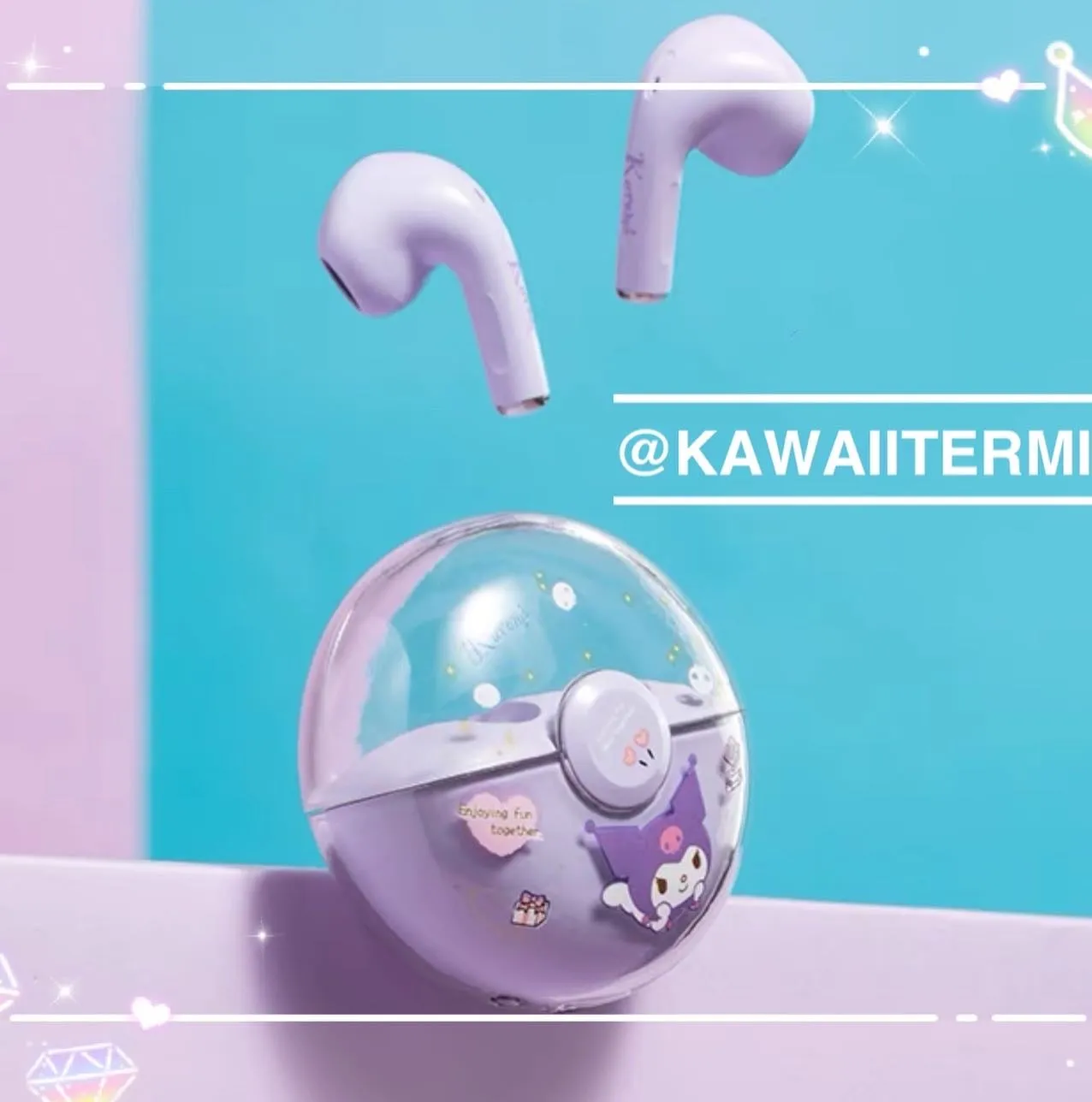 Kuromi / Cinnamoroll Bluetooth Headphones Sanrio