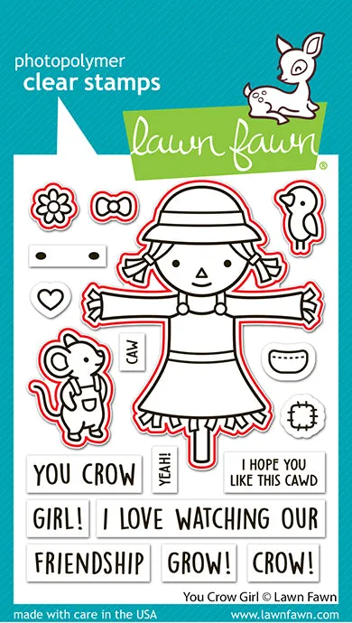 LAWN FAWN: You Crow Girl | Stamp