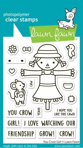 LAWN FAWN: You Crow Girl | Stamp