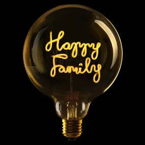 LED Filament Bulb Happy Family