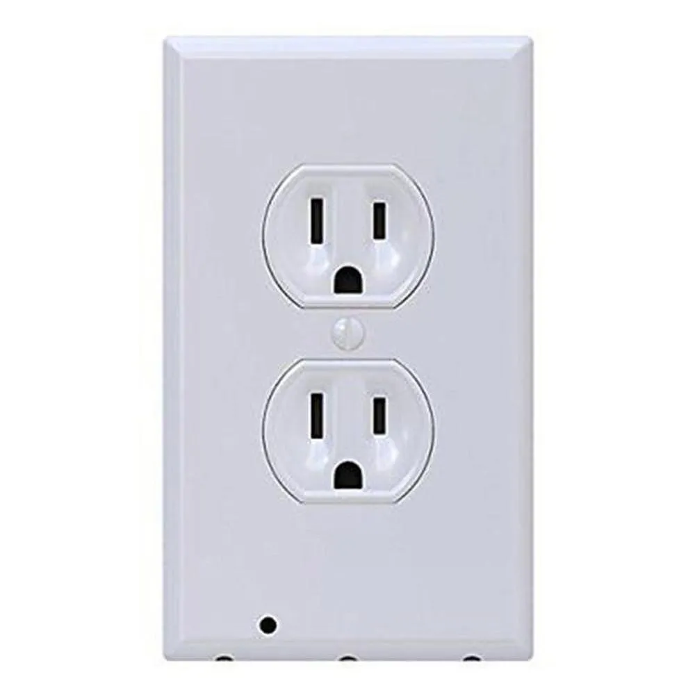 LED sensor night light socket cover