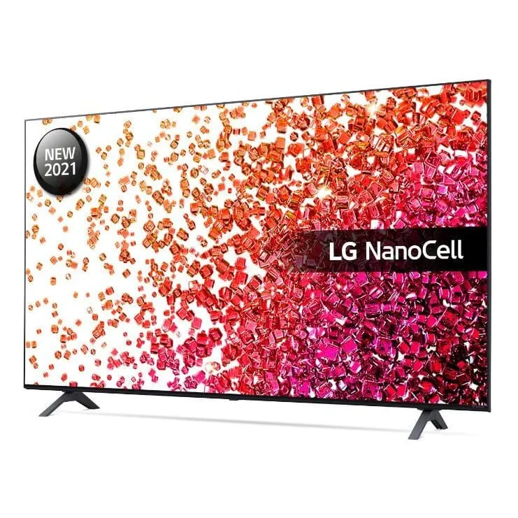 LG 50NANO756PR (2021) LED HDR NanoCell 4K Ultra HD Smart TV, 50 inch with Freeview Play-Freesat HD, Ashed Blue