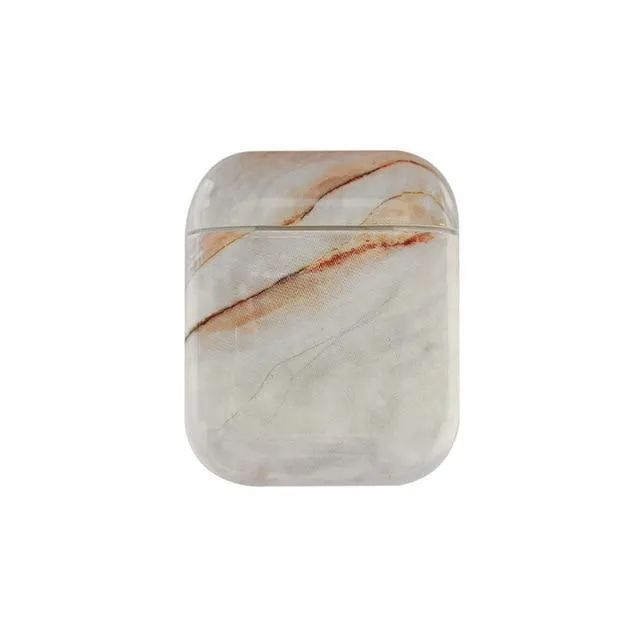 Luxury agate Marble hard case for Apple Airpods case protective cover Bluetooth Wireless Earphone Case Charging Box case bags